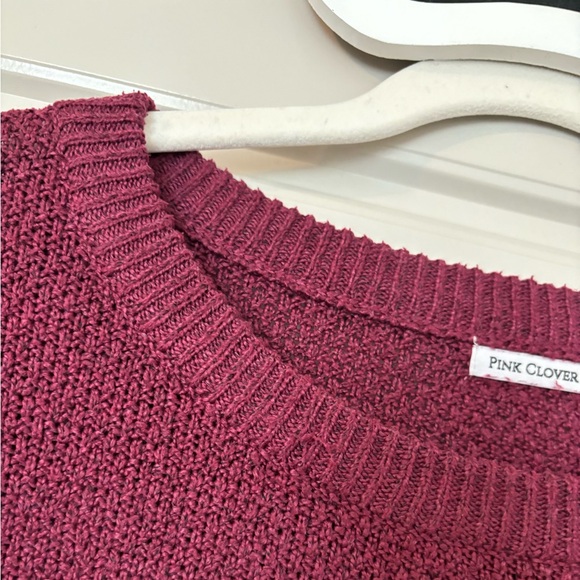 3x Pink Clover Nickole Textured Sweater - Picture 6 of 6